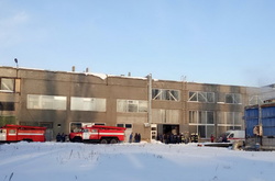 Ліквідація пожежі на заводі