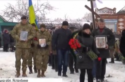 Українці прощалися із загиблим морським піхотинцем Миколою Охріменком