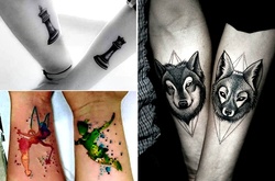 20 необычных парных татуировок, символизирующих верность, преданность и неразрывную связь