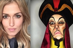 Визажист с помощью макияжа превращает себя в известных личностей 