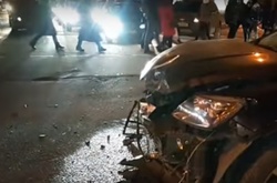 На Печерську зіткнулося два кросовери