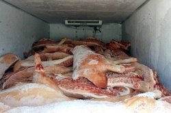 На окупований Донбас намагались провезти нелегального м’яса на 172 тис. гривень