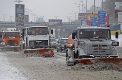 Прибирання снігу у Києві