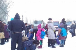 Евакуація дітей з Авдіївки