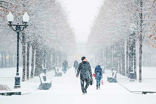 На вихідних в Україні очікуються снігопади