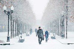 На вихідних в Україні очікуються снігопади