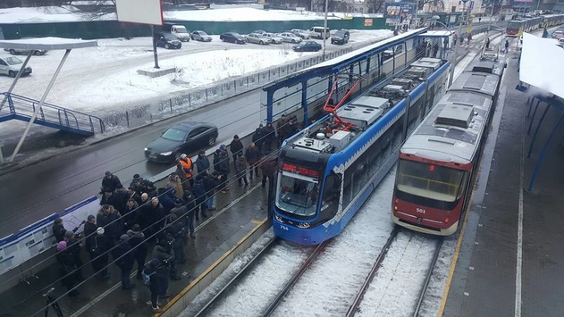 Борщагівську лінію швидкісного трамвая можуть продовжити до Палацу спорту
