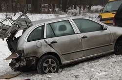 На дорогах Києва та області за день сталися десятки ДТП