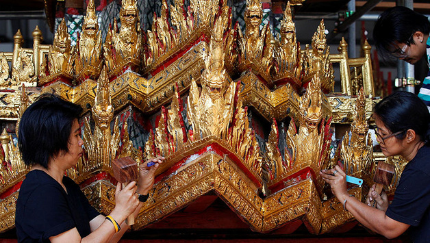 У Таїланді готують колісницю 1795 року для поховання короля. Фотогалерея