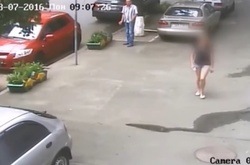  Кадр з відео на місці вбивства Павла Шеремета  