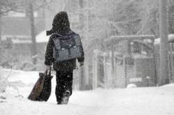 На Харківщині через сильні морози закрили 24 школи