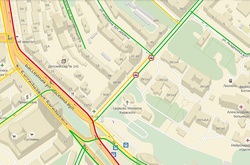 Ситуація на дорогах столиці: водіям не бажано їхати на вулицю Шовковичну (ФОТО)