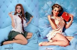 Ярко и неожиданно: героини «Гарри Поттера» позируют в стиле пин-ап