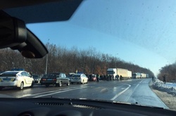 З водіями, які блокують КПП «Ужгород», прикордонники домовились про пропуск вантажівок