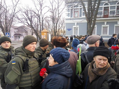 В одеському парку Шевченка, де мав відбутися мітинг з нагоди 23 лютого, шукають вибухівку