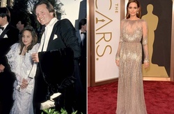  Анджелина Джоли в  1986 и в  2014 годах   