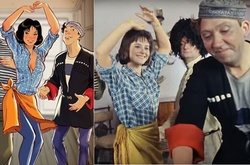 Пин-ап-календарь с героинями советских фильмов в игривых образах