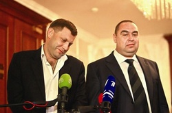  Ватажки бойовиків так званих ДНР і ЛНР Ігор Плотницький і Олександр Захарченко 