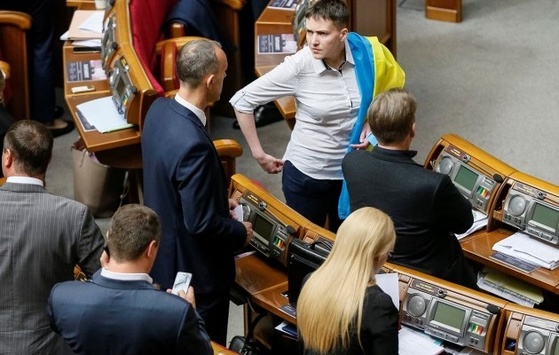 Савченко обізвала колег-нардепів продажними виродками