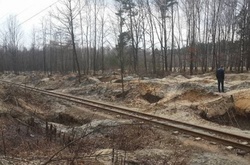 Копачі бурштину пошкодили залізничну колію на Рівненщині