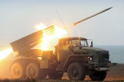  РСЗВ БМ-21 «Град» бойовиків на Донбасі 