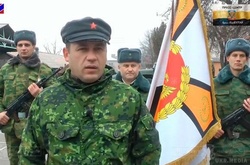 Один з керівників «народної міліції» Віталій Кисельов з позивним Комуніст 