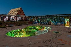 Фантастические ночные фотографии американских городов-призраков