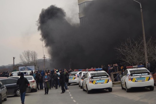 Пожежа на будмайданчику в Києві: можливий підпал