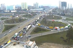 Ранок у Києві. Затори на дорогах міста