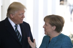 Дональд Трамп і Ангела Меркель