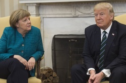 Ангела Меркель і Дональд Трамп