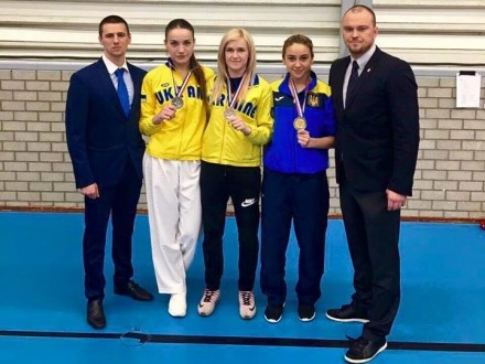 Три нагороди вибороли українки на престижному турнірі з карате