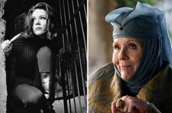  
 Дайана Ригг в роли Эммы Пил в сериале «Мстители» (1961) и Оленны Тиррел в сериале «Игра престолов». 
   