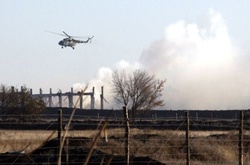 Військова база біля Балаклії, на якій сталася пожежа
