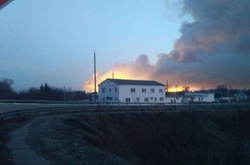 У Балаклії залучили бронетехніку для локалізації пожежі