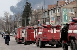 В Міноборони повідомили, що пожежа на складі боєприпасів у Балаклії повністю приборкана 