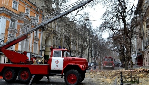 В Одесі обвалився фасад 100-річного житлового будинку 
