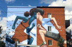 Французский уличный художник превращает скучные здания по всему миру в произведения искусства 