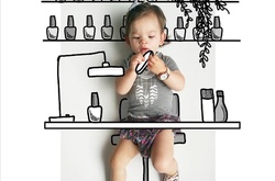 Танцы, бейсбол и другие приключения. Мама делает из фотографий дочери забавные картинки