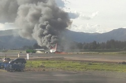 У Перу під час посадки загорівся пасажирський Boeing