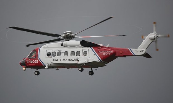 Над Ірландським морем пропав гелікоптер з п'ятьма людьми на борту