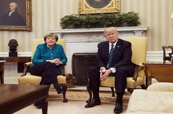  Ангела Меркель і Дональд Трамп у Вашингтоні, 17.03.2017 