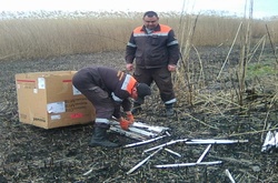 Рятувальники у Миколаєві прибрали звалище ртутних ламп 