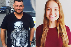 Сергей Жуков с дочкой