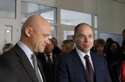 Мер Одеси Геннадій Труханов та губернатор області Максим Степанов