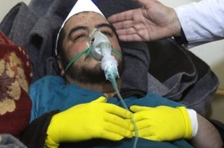 Постраждалі в результаті хімічної атаки в Сирії