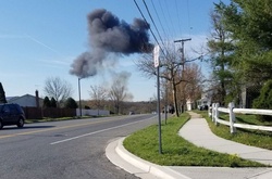 Місце падіння літака