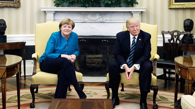Меркель поговорила з Трампом про ситуацію на Донбасі