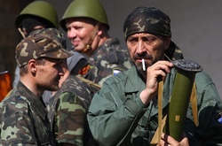 Російські військові на Донбасі