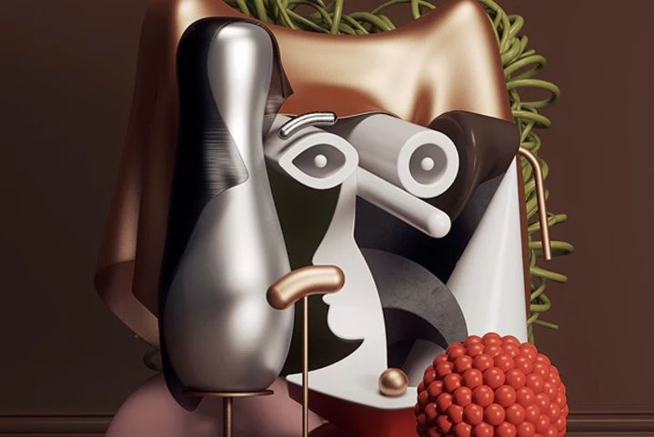 Дизайнер представил серию трехмерных интерпретаций картин Пабло Пикассо